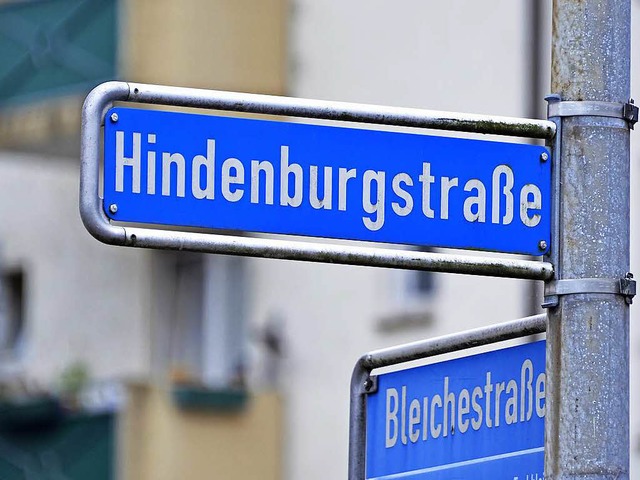 Benannt nach Generalfeldmarschall und ...ne der Straßen auf der Änderungsliste. | Foto: Michael Bamberger Benannt nach Generalfeldmarschall und ...ne der Straßen auf der Änderungsliste. | Foto: Michael Bamberger