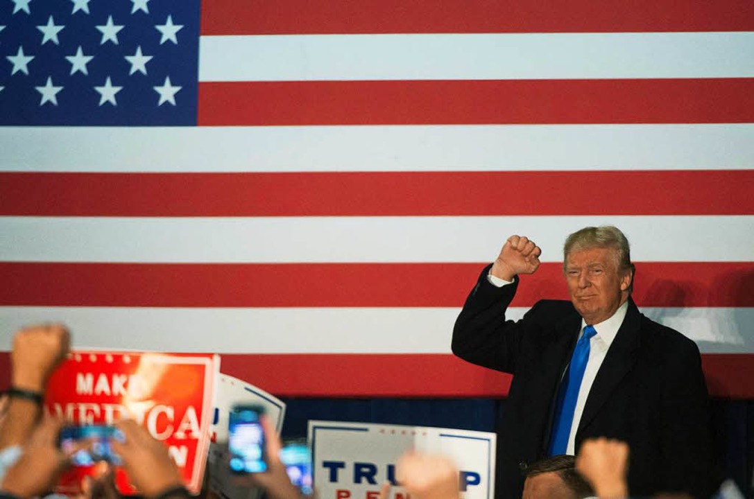 Wer wählt diesen Mann? Für fudder-Auto...stfamilie aus Trump-Anhängern besteht.  | Foto: AFP