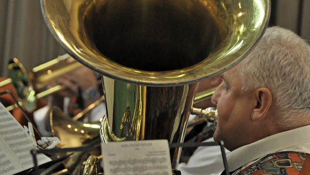 So glnzend wie die Blechblasinstrumen...sichten nicht in allen Musikvereinen.   | Foto: Daniel Gramespacher