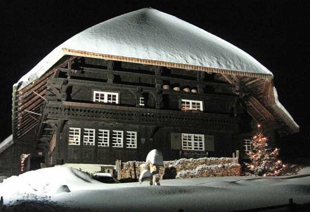 Der Resenhof in Bernau ldt auch im Wi... wird alte Handwerkskunst vorgefhrt.   | Foto: Ulrike Spiegelhalter