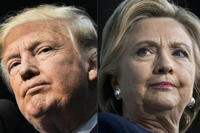 Clinton oder Trump: Amerika hat die Wahl