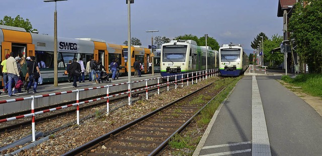 Der Bahnhof In Gottenheim wird fr die...n 2020 im groen Stil umgebaut werden.  | Foto: manfred frietsch