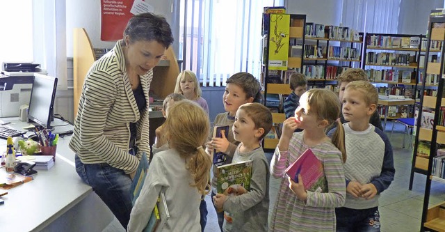 Gut besuchte Frederick-Wochen in Stein...Bibliotheksleiterin Emmanuelle Ermer.   | Foto: ZVG/Karin Mesaros