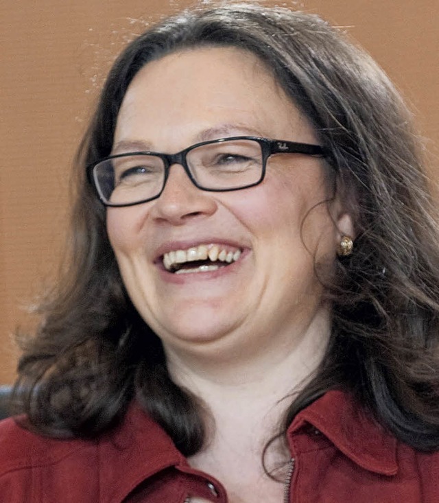 Andrea Nahles   | Foto: dpa