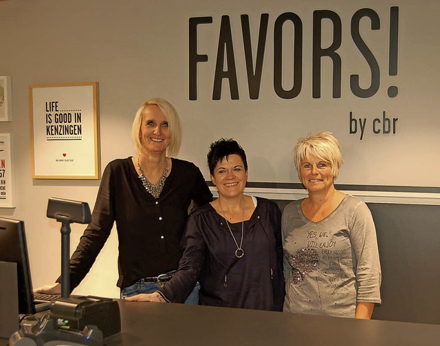 Das bewhrte Team: Heike Adam, Tatjana Krger und Petra Kppler  | Foto: cri