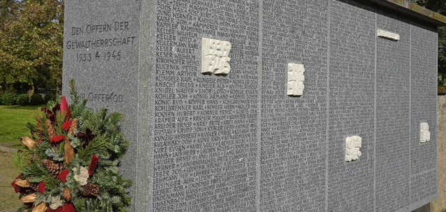 Gedenksttte fr die Opfer des Nationalsozialismus auf dem Hauptfriedhof  | Foto: Nikolaus Trenz