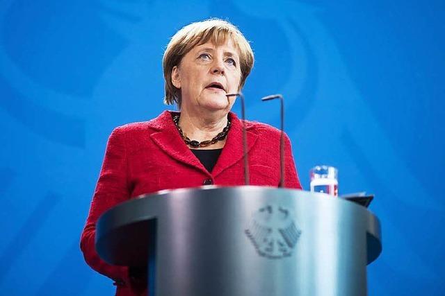 Merkels Warnung an Trump: Auf die Werte kommt es an