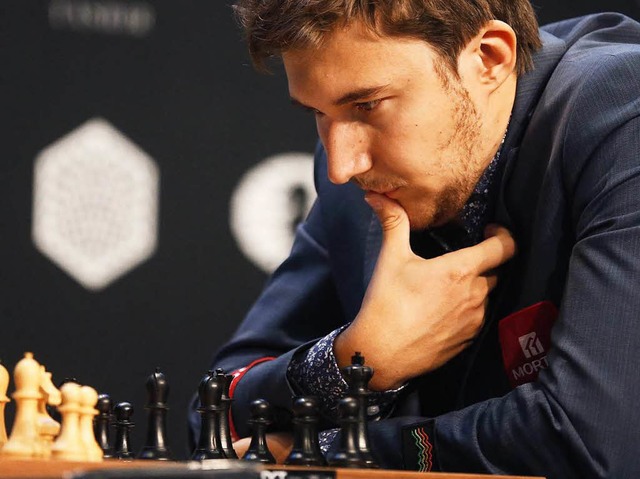 &#8222;Um mich zu schlagen, muss Magnu...t Sergej Karjakin  ber seinen Gegner.  | Foto: dpa