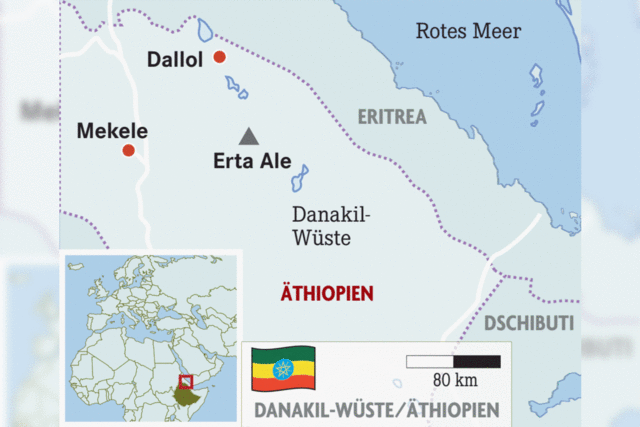 thiopien und die Danakil-Wste