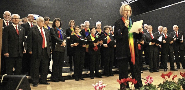 Die Sngerinnen und Snger aus Hartheim  | Foto: Otmar Faller