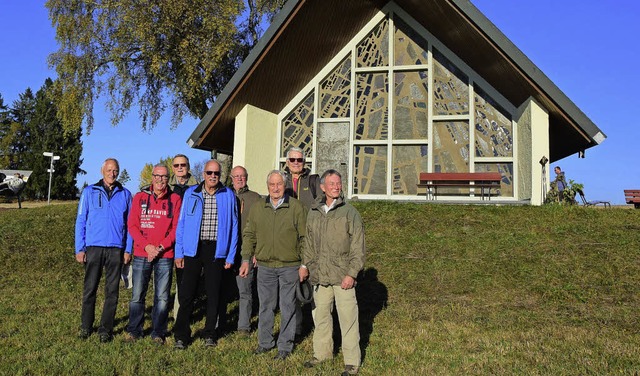 Manfred Schlageter, Thomas Liebwein, B...)waren  am Kapellenprojekt beteiligt.   | Foto: Stefan Pichler