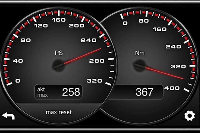 Autofahrer knnen sich Daten wie PS un...moment auf dem Handy anzeigen lassen.   | Foto: Inatronic GmbH &amp; Co. KG