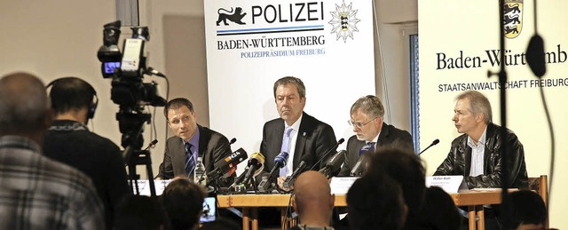 Pressekonferenz der Polizei im Endinger Brgerhaus  | Foto: Hans-Peter Ziesmer