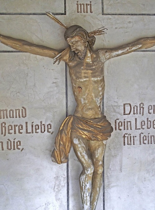 Aufgemalte Kreuzesbalken St. Blasien Badische Zeitung
