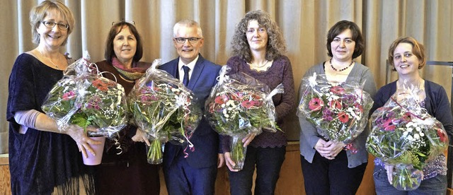 Dank an das Sozialstations-Team aus An...Szokoll und Tanja Kaiser (von links).   | Foto: ZVG