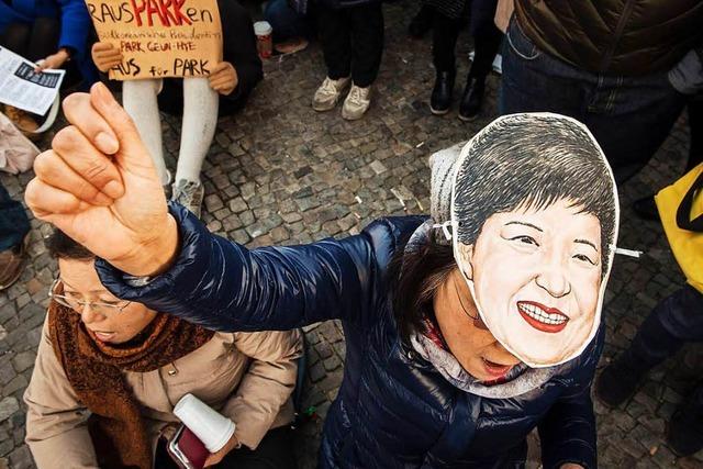 Massenproteste gegen Südkoreas Präsidentin Park Geun Hye