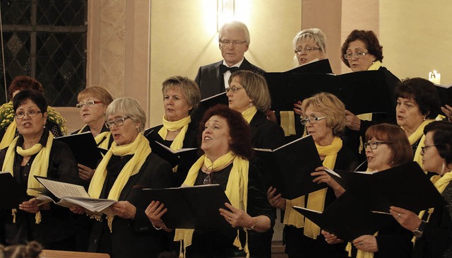 Weder leichte Muse, noch ausschlielic...ssische Chor bot ein breites Spekturm.  | Foto: HEIDI FSSEL