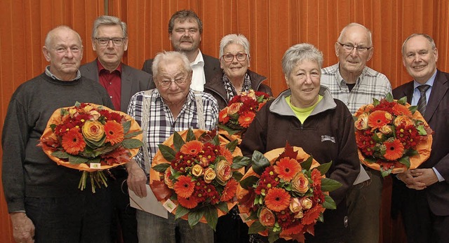 Ehrung langjhriger Mitglieder der Bau...rg Seibert (Aufsichtsratsvorsitzender)  | Foto: Wolfgang Beck