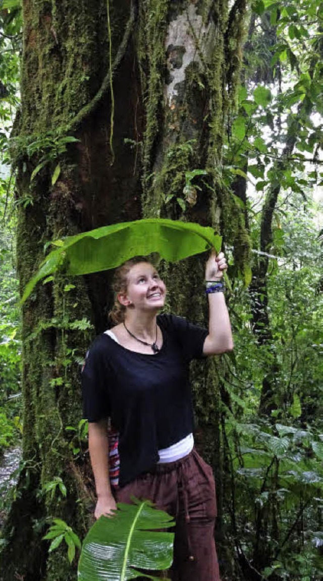 Chiara Stocker konnte an den Wochenend...sie in  Nicaragua ber den Dschungel.   | Foto: zvg