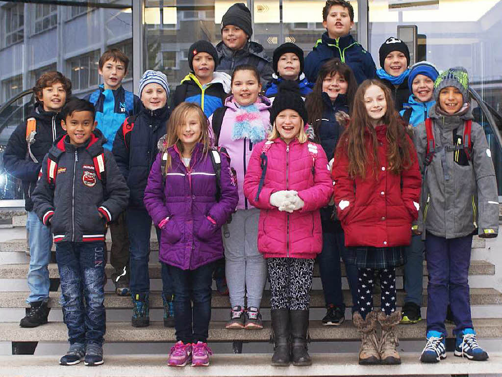 Klasse 4d der Michael-Friedrich-Wild-Grundschule Mllheim