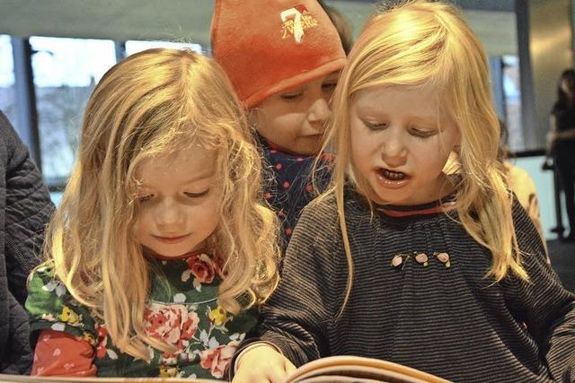 Die Kinderbuchmesse Lörracher Leselust findet im Burghof statt