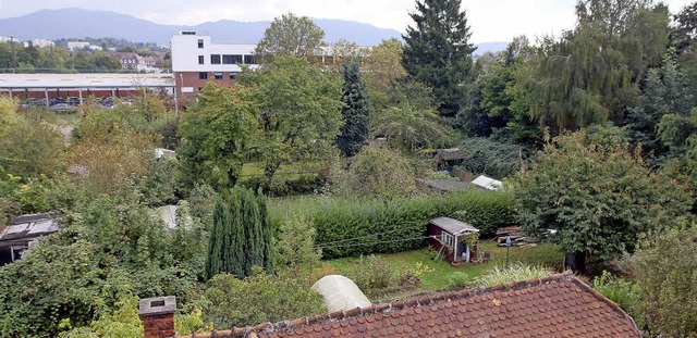 Nach langem Ringen um die Eisenbahnerg...k aus dem Quartier an diesem Projekt.   | Foto: Peter Heck