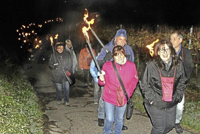 Im Fackellicht auf den Schlossberg