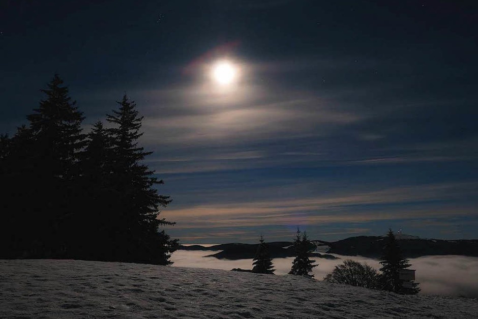 So sah der Supermond auf dem Freiburger Hausberg Schauinsland aus. (Foto: Miroslav Dakov) So sah der Supermond auf dem Freiburger Hausberg Schauinsland aus. (Foto: Miroslav Dakov)