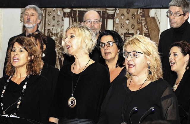 Der Chorus delicti ist mit dem Program...ife&#8220; in Kippenheim aufgetreten.   | Foto: Heidi Fssel