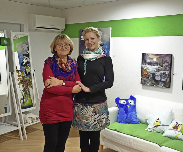 Logopdin Heike Weienberger mit Mutter Birgit.  | Foto: Schimanski