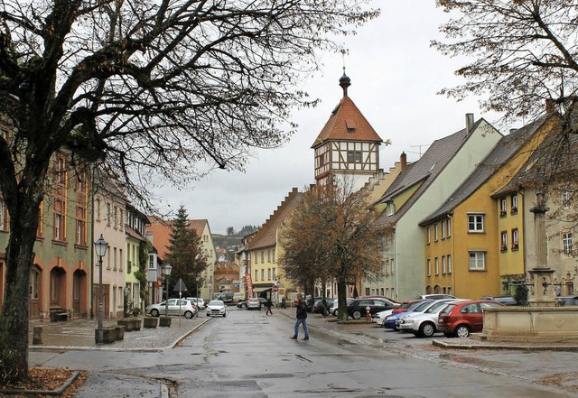 Zwischen Rathaus und Stadttor soll nac...in WLAN-Hotspot eingerichtet werden.    | Foto: Dagobert Maier