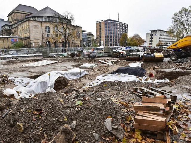 Gegen einen Baustopp am Platz der Alte...heitlich der Gemeinderat  entschieden.  | Foto: Thomas Kunz