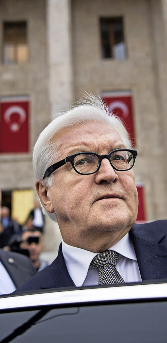 Steinmeier in Ankara  | Foto: dpa