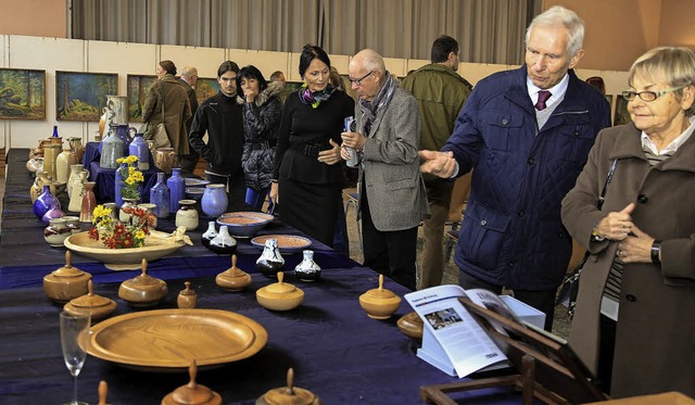 Bis zum 27. November ist die Ausstellu... der Kippenheimer Festhalle zu sehen.   | Foto: Sandra Decoux-Kone