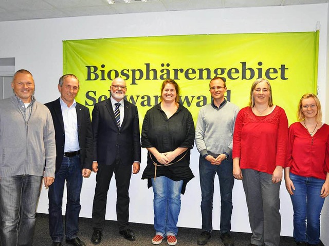 Biosphren-Team (mit W. Krgner, W.  K...la Bacher-Winterhalter, Kath. Partmu.  | Foto: Regierungsprsidium Freiburg