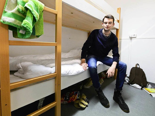 Ivan Zolotarevskii ist einer der letzt...211; er hat jetzt ein Zimmer gefunden.  | Foto: Ingo Schneider