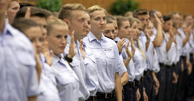 Heute  werden wieder die neuen Polizei...hule aber schwierige Bedingungen vor.   | Foto: Archivfoto: Christoph Breithaupt