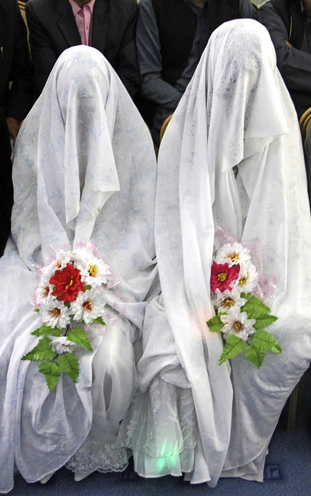 Afghanische Brute bei einer Hochzeitszeremonie  | Foto: dpa