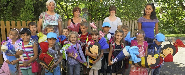 17 Erstklssler wurden im September am...eiteren Klassen die Inklusionsklasse.   | Foto: Erhard Morath