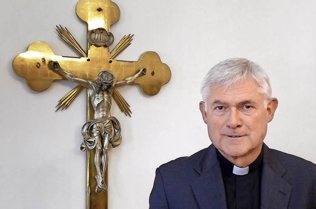 Bernd Uhl im Erzbischflichen Ordinariat  | Foto: Gerhard Kiefer