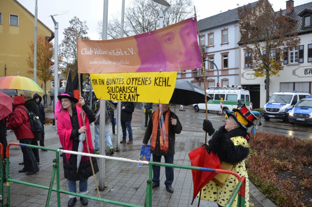 Verschiedene Gruppen machten ihrem Unmut Luft. 