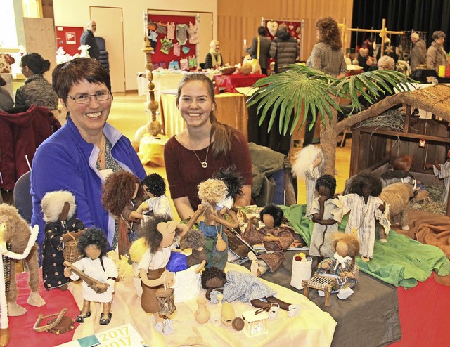 Neuling:  Beatrix Heidemann aus Langen...stmals bei der Hobbyausstellung dabei.  | Foto: Monika Weber