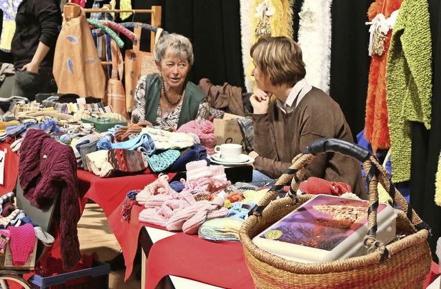 Selbstgemachtes beim Basar des Frauenvereins Haagen.   | Foto: Bartsch