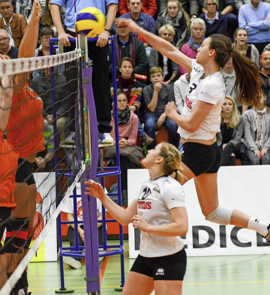 Ein Teil des Teams sein Volleyball Badische Zeitung