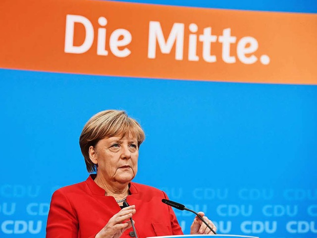 &#8222;Fr unsere Werte einstehen&#822...l bei ihrer Pressekonferenz in Berlin.  | Foto: AFP