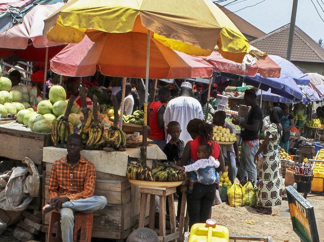 Auf einem Markt im nigerianischen Gwarinpa  | Foto: George Esiri