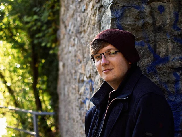 Thilo Dierkes, Germanistikstudent, will nun einen Roman schreiben.  | Foto: Simon Sahner
