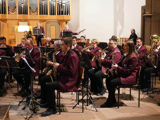 Festlich-sakrale Klnge brachte der Mu...iechs in die evangelische Stadtkirche.  | Foto: Roswitha Frey