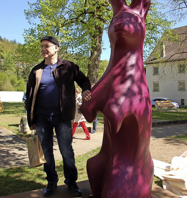 Hhepunkt im Vereinsjahr des Kunstvere...ame Hase&#8220; an die ffentlichkeit.  | Foto: Jutta Binner-Schwarz