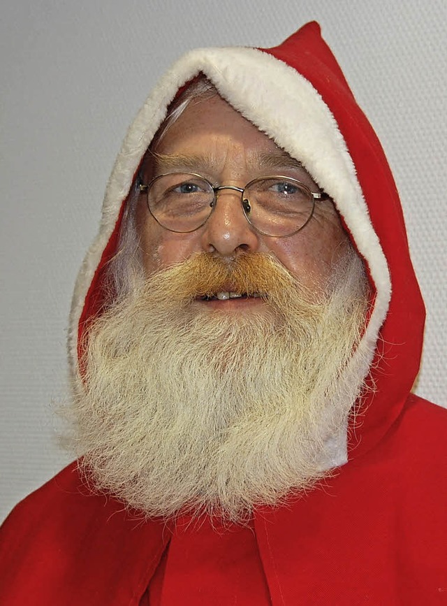 Setzt auf Einfhlungsvermgen statt Einschchterung: Kurt Renk als Nikolaus.   | Foto: Frey